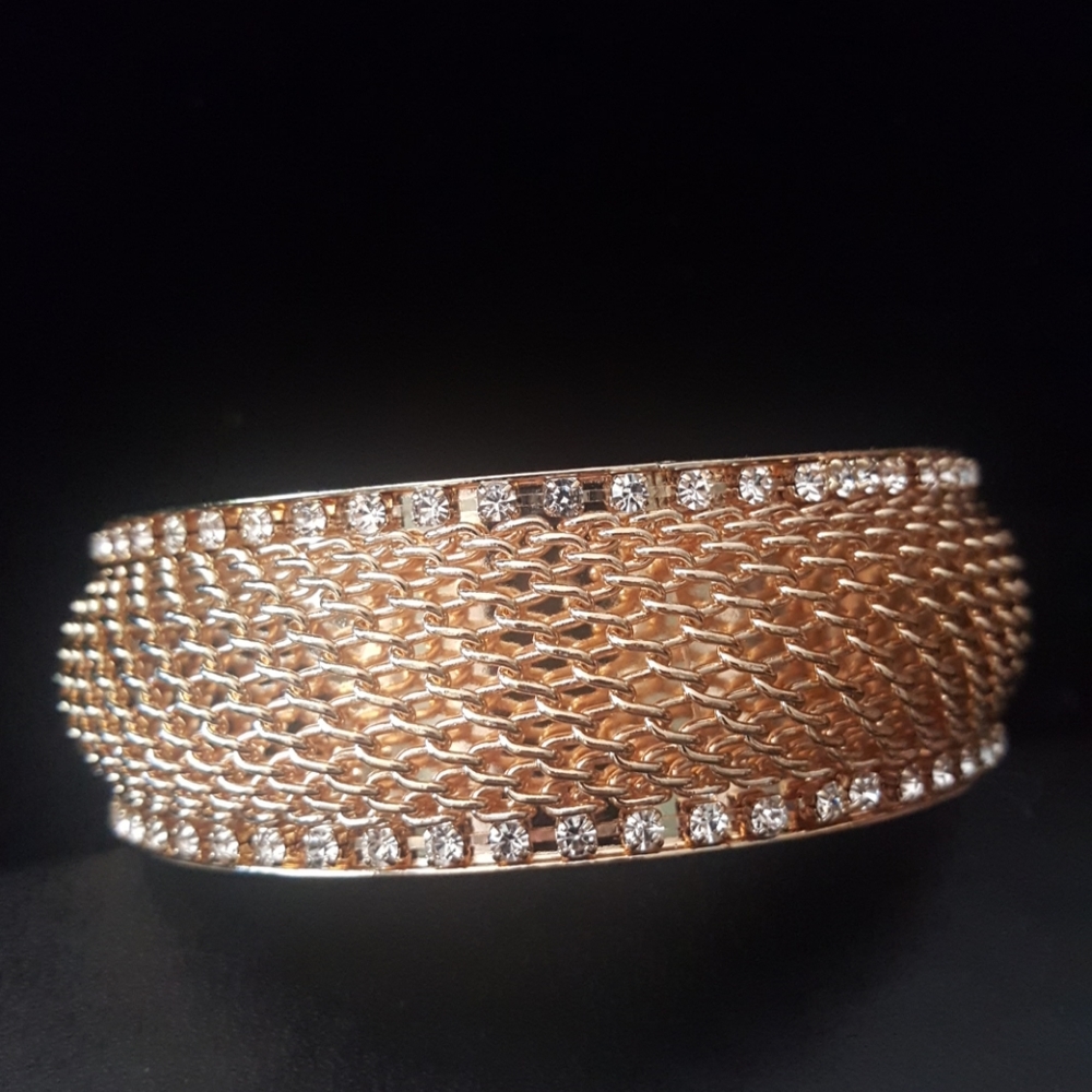 NWT! Mesh & Crystal Bangle by Serena Williams